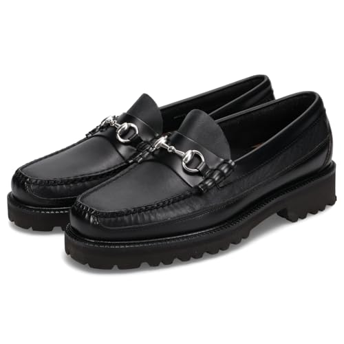 [ジーエイチバス] ローファー WEEJUNS 90S LINCOLN CANOE HORSEBIT LOAFERS ウィージャンズ 90 リンカーン ホースビット メンズ BA11536-000 ブラック 黒 26.0 cm [並行輸入品]